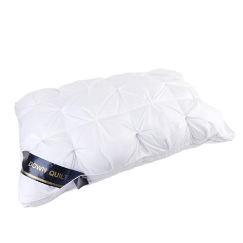 Almohada de fibra poliéster y plumón 20.5 cm cómoda miniatura 5