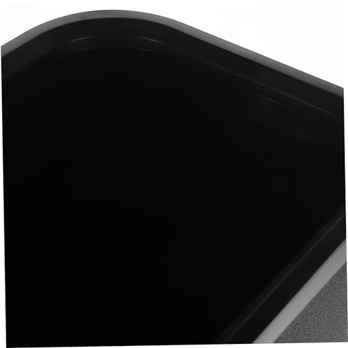 Caneca de basura rectangular negra de plástico para debajo del fregadero miniatura 3