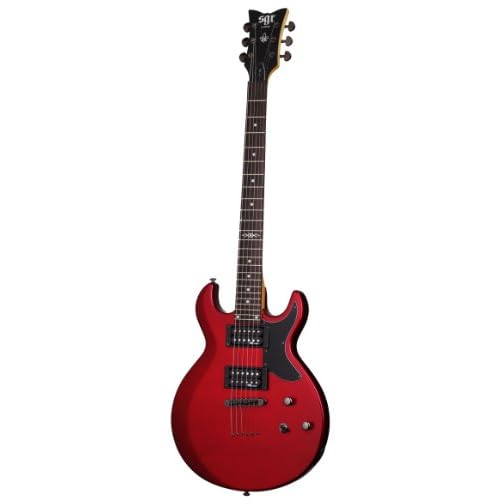 Schecter S-1 SGR 6 Guitarra de Cuerda Metalica Roja