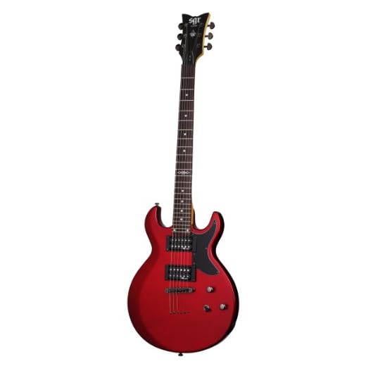 Schecter S-1 SGR 6 Guitarra de Cuerda Metalica Roja