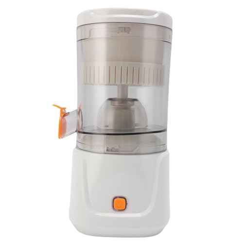 Compact Electric Citrus Juicer, Cordless Portable Rechargeable Squeezer with USB Dock, Extracts Maximum Juice in Seconds for Home, Dorm, RV, Travel