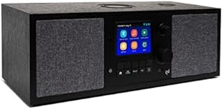 Grace Digital Mondo Elite Duo Smart Internet Radio, Bluetooth, Wi-Fi, 7-Day Alarm – Microphone Free (Black Ash)