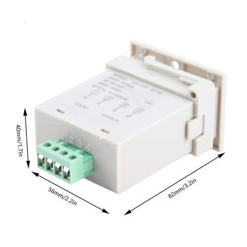 Walfront Elektronischer Zähler, JDM11-6H Spannungsloser Zähler 6-stelliges elektronisches LED-Digitalanzeige-Zählerrelais (AC/DC12V)
