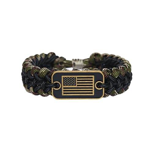 VAYOBOO Paracord Bracelet USA Flag Proud Bracelets