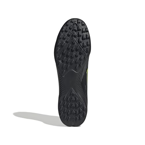 adidas Unisex F50 League Turf Football Boots, Core Black/Iron Metallic/Lucid Lemon, 9 UK - Image 2