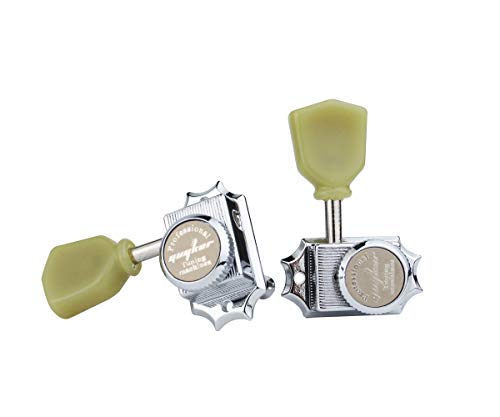 Guyker 6 Pinos de Afinação de Cordas de Trava de Guitarra (3R + 3L) – 1:15 Sintonizadores Estilo Vin