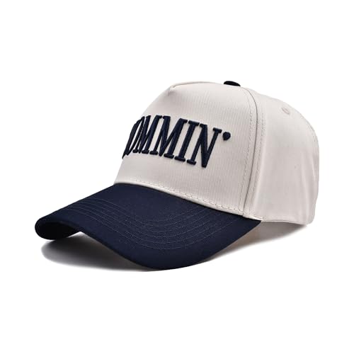 Image of Mommin Trucker Hat, Adjustable Embroidered Vintage Two-Tone Mama Baseball Cap