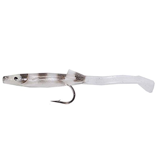 Sunlera 6pcs / Set morbide Mare Anguilla Esche 80 Millimetri / 2.3g False Esca per la Pesca Paddle Tail cicerello Artificiali Esche