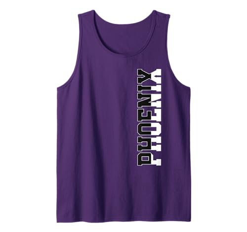 Vintage Phoenix Varsity AZ Home Pride Phoenix Camiseta sin Mangas