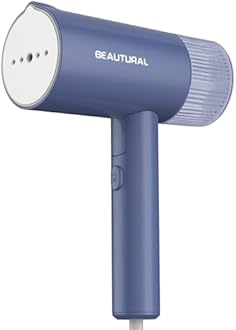 BEAUTURAL Steamer for Clothes, Portable Garment Wrinkle Remover, Fast 30s Heat-up, Foldable and Handheld, 120V Only (Not for 220V Europe)