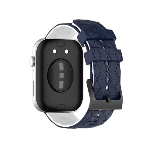 [LOKLNEYK] �ɓK������Huawei Watch Fit 4-3 / 4 Pro�A�N�Z�T���[�ɓK������X�|�[�c�V���R���X�g���b�v(Midnight blue White,For Huawei Watch Fit 4 4 pro)