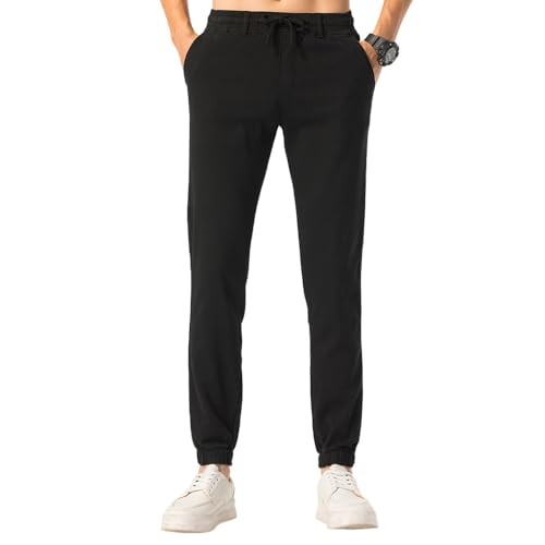 Pantalon décontracté homme TONY BACKER en maille de coton premium
