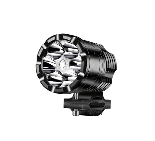 Phares LED supplémentaires pour moto et projecteur antibrouillard 12V 4x4