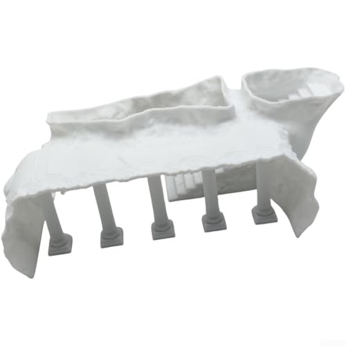 Tunnel decorativo per acquario in resina naturale romana per caverne con design realistico per habitat subacqueo per la vita acquatica (B)