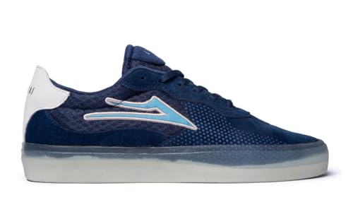 Lakai Essex Mens Skate Shoes, Navy Suede, 11