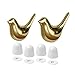 KiBcsLic 2 Pieces Toilet Bolt, Bathroom Decorative, Easy Installation, No Tools Required, Gold