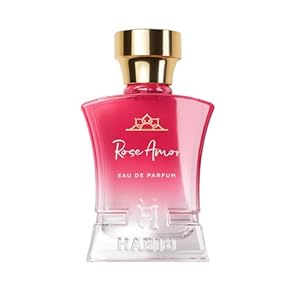 H HABIBI Rose Amor Arabian Perfume for Women – 2.5 oz (75ML) Long Lasting Women’s Fragrance, Warm Spicy Floral Scent with White Pepper, Citrus & Amber Notes