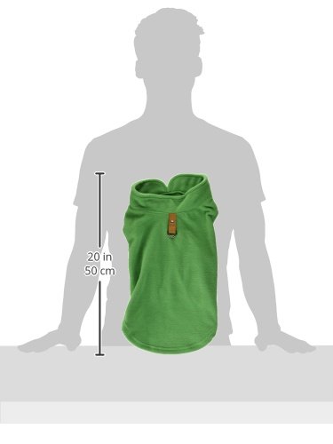 Image of Gooby Fleece Vest Dog Sweater, Green, X-Large