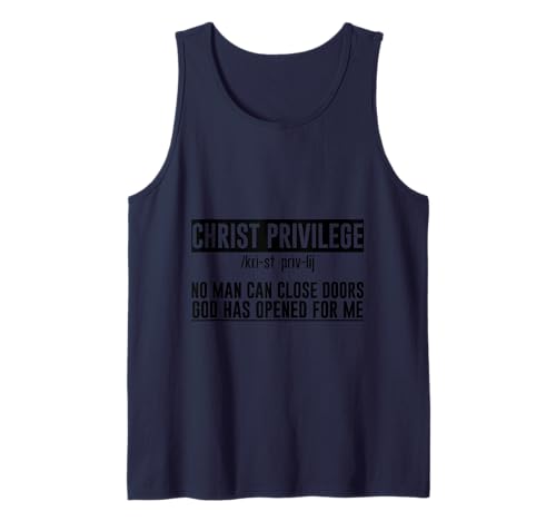 Christ Privilege Definition Description -. Camiseta sin Mangas