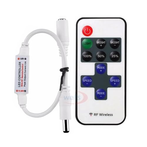 Variateur LED miniature 3 touches haute capacité 8A 12V-24V