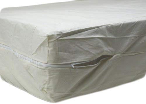 Excellent 100% Cotton Fleetwood Cotton Mattress Cover, Queen Size, Zips Around The Mattress