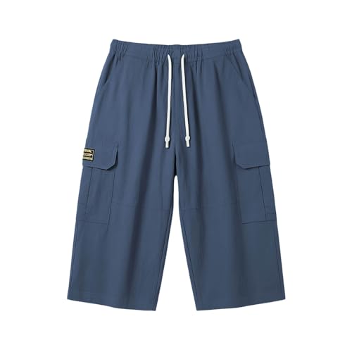 Pantalon en lin homme grande taille coupe ample et légère