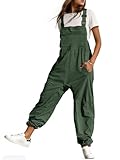 Cicy Bell Womens Casual Overalls Baggy Adjustable Straps Bib Jogger Jumpsuits Cute Cozy Outfits