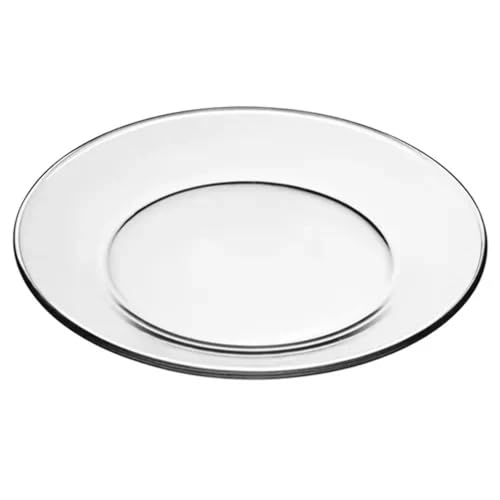 Libbey Crisa Moderno Dinner Plate, 10-1/2-Inch, Box of 12, Clear