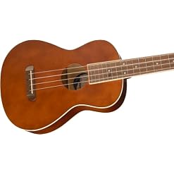 Fender Avalon Ténor Ukulélé Noyer Naturel - Les Beatles, Paul McCartney, John Lennon, RIngo Starr, George Harrison Fender Avalon Ténor Ukulélé Noyer Naturel – Image 4