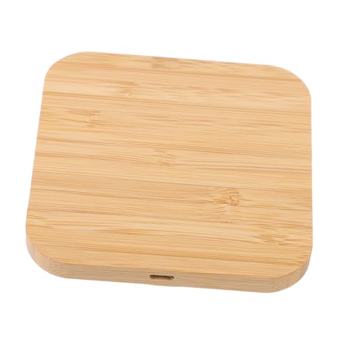 Cargador inalámbrico GALPADA contra enredos placa portátil de madera para carga rápida