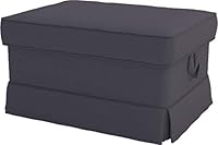 Algopix Similar Product 20 - The Heavy Cotton Ektorp Ottoman Cover