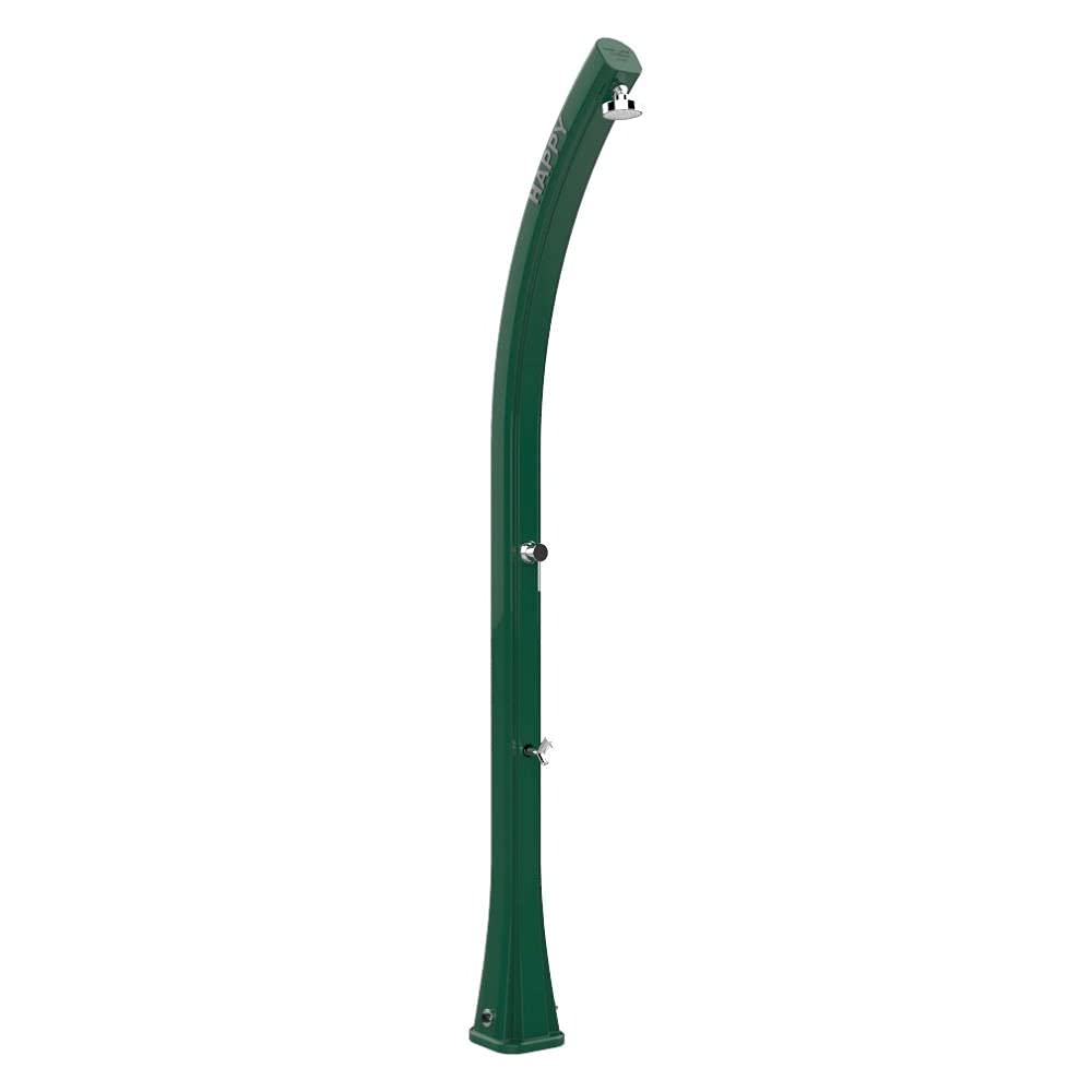 Doccia solare Happy Verde scuro con Lavapiedi Arkema Design H120/6016