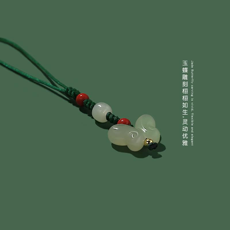 WADA Jade VZCCFVRNM Butterfly Phone Chain Charm Women Delicate Small Pendant Key Lanyard Cute Bag Jewelry