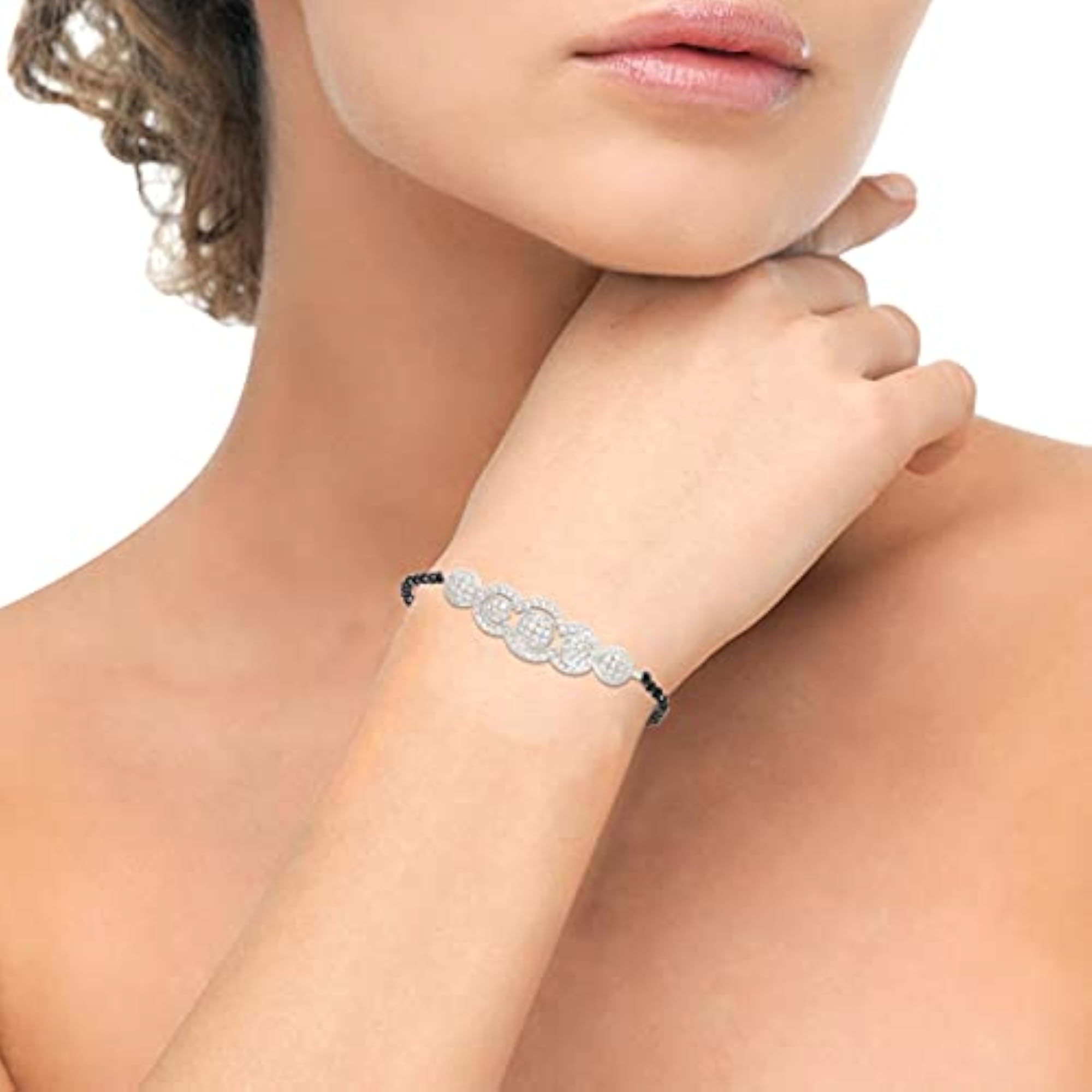 Stunning Circle Pure Mangalsutra Bracelet for Women