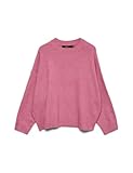 Vero Moda, Pull, adulte, coupe ample, détail, poignets côtelés, col rond, épaules basses, manches longues