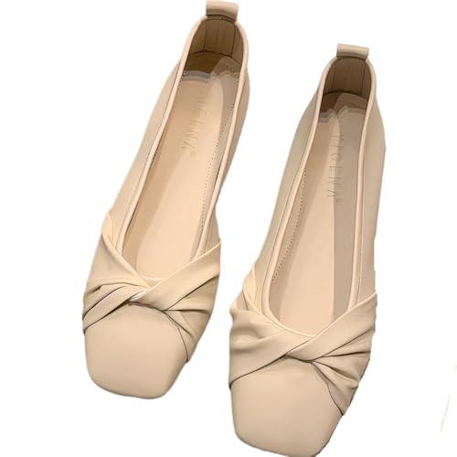 Fairy wind gentle soft-soled ladyshoes spring and autumn new versatile flat-soled Doudou grandma single shoes girl