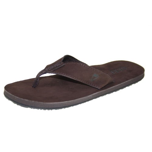 Reef Men's Reef Leather Smoothy Flip Flop