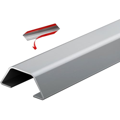 Canaleta para cables impermeable de acero inoxidable, autoadhesiva, cubierta metálica para cables en pisos, ideal para aulas y dormitorios, evita tropiezos y protege los cables (Color: Plata, N.o 3, Ancho: 30 mm) miniatura 1