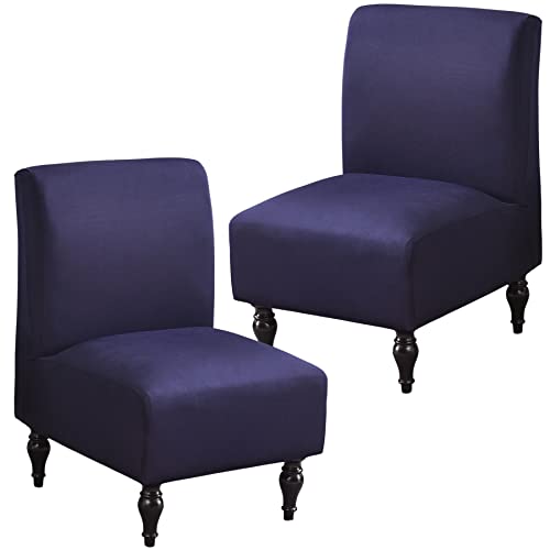Jusmate Armless Accent Chair Cover Slipcovers, 2 Pack