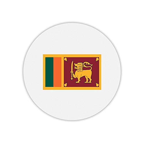 Mygoodprice Tapis de Souris Rond Drapeau sri Lanka