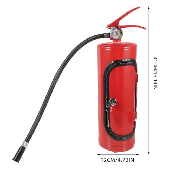Fire Extinguisher Wine Tank Birthday Boy Extinguisher Wine Bar Holder Metal Container Metal Storage Case Whiskey Container Fireman