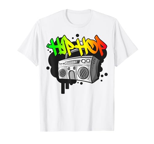 Hip Hop King Queen Melanin Black Girl Rap Femme Fille Homme Garçon T-Shirt