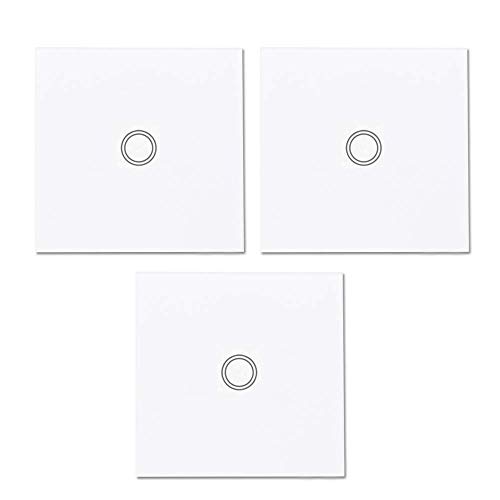 Preisvergleich Produktbild OWSOO Touchscreen, Wireless Dimming Schalter,Wifi Lichtschalte,Wandbefestigung