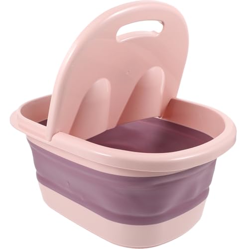 Cubeta portátil para remojo de pies con masaje
