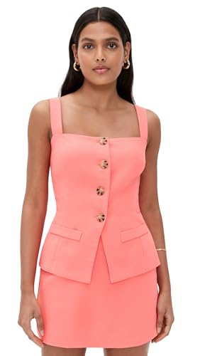 Amanda Uprichard Women's Travis Skort Romper, Neon Ballet, Pink, S