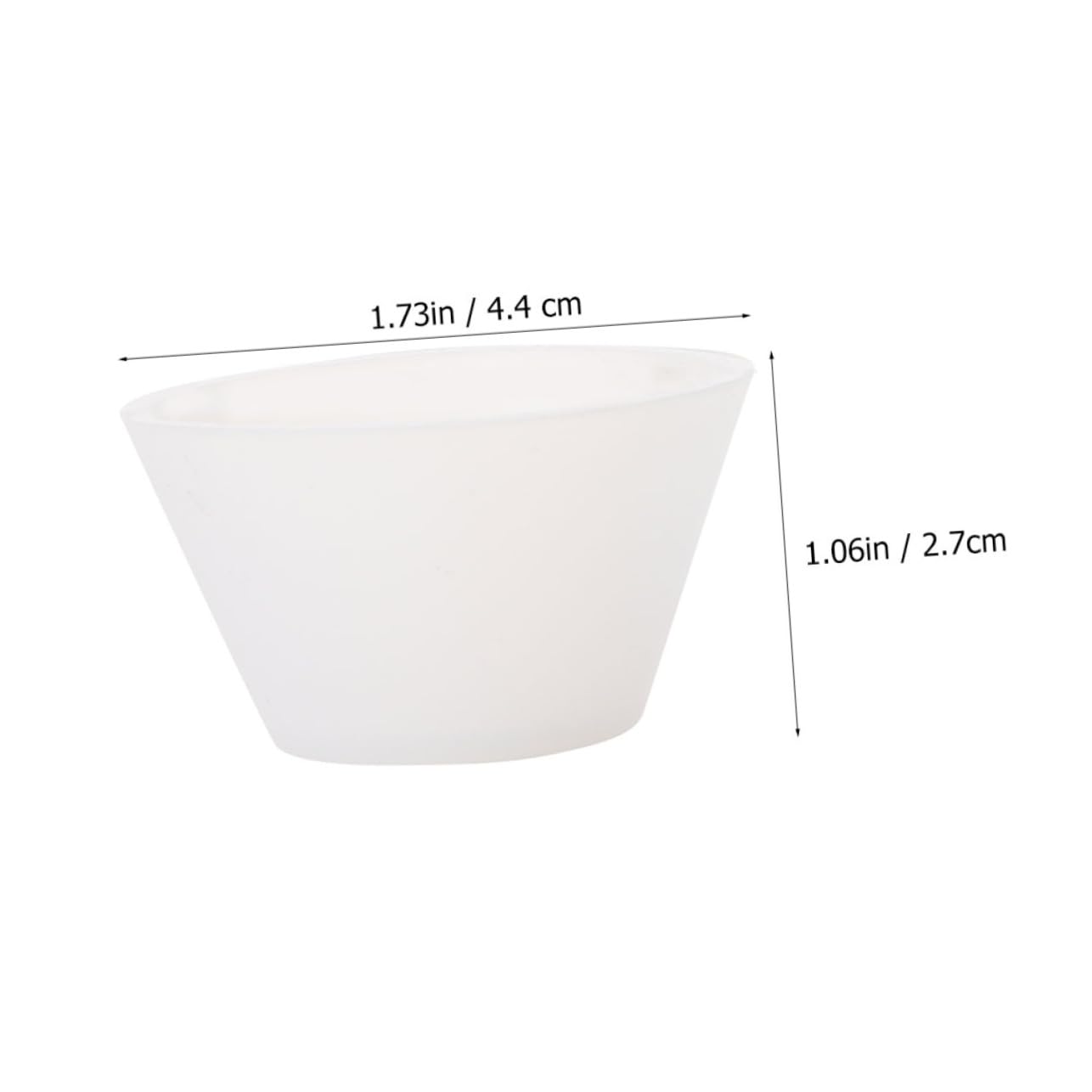 Uonlytech 1set Silicone Mixing Cups Durable Epoxy Mixing Tools for DIY Craft Projects and Glue Making Includes Cups 20pcs