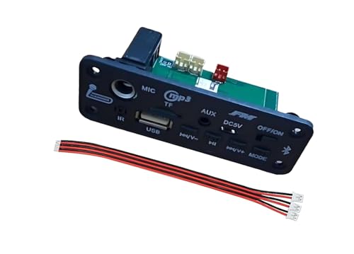 Image of 5V Module Card Decoder Board with Amplifier DIY Bluetooth Speaker FM USB AUX Card MP3 Player Kit with Remote