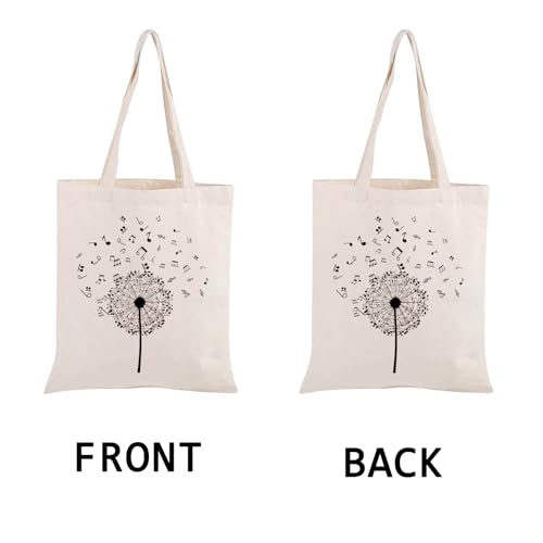 Bolso Tote PWHAOO con motivos musicales miniatura 4