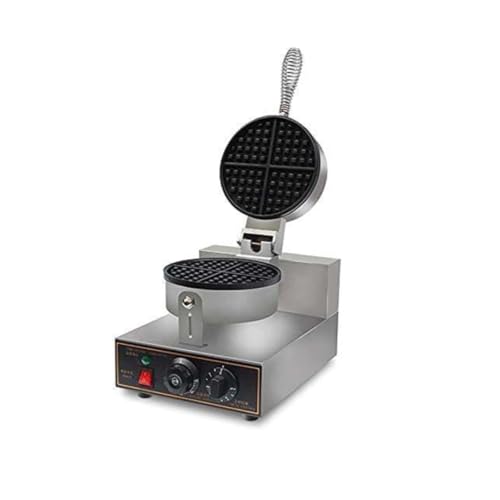 Image of Modern India Kitchenware Commercial Electric Waffle Maker Machine with Non-Stick Plate, Stainless Steel Belgian Waffle Baker for Cafe, Restaurant & Bakery