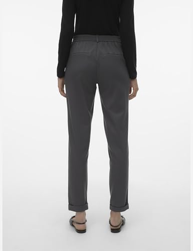 VERO MODA Damen Vmmaya Mr Loose Solid Pant Noos Hose, Grey Pinstripe, M / 32L EU
